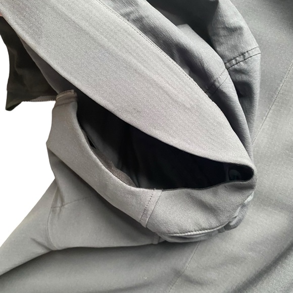 Arcteryx Acto FL Jacket Mens Large Softshell Grid Fleece Alpine Hood Pilot Gray - Picture 11 of 13